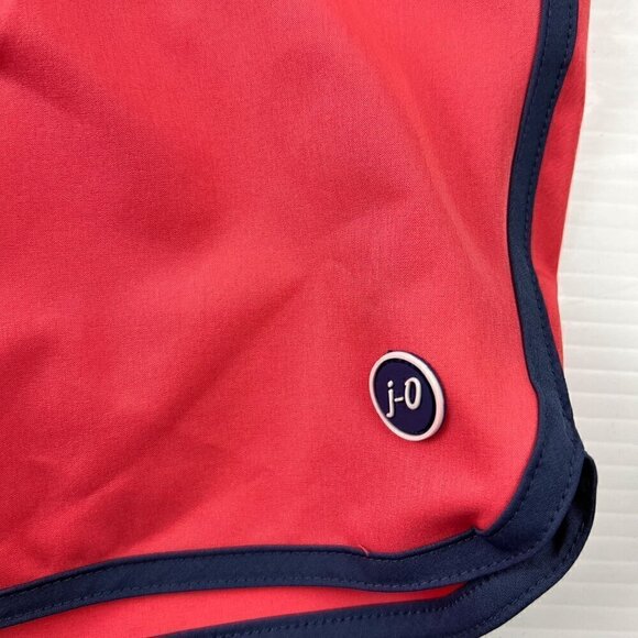 Johnnie-O Tully Half Elastic 7" Surf Shorts Size Small Scalloped Hem - Picture 6 of 11